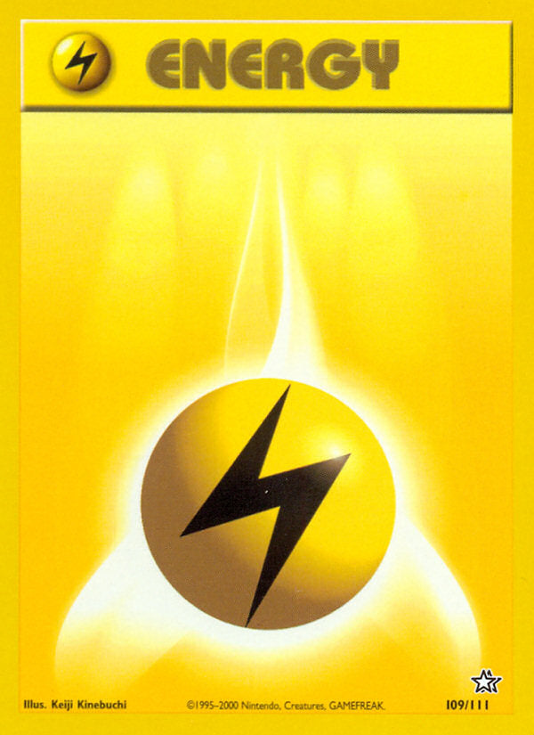 Neo Genesis Lightning Energy #109/111 unlimited